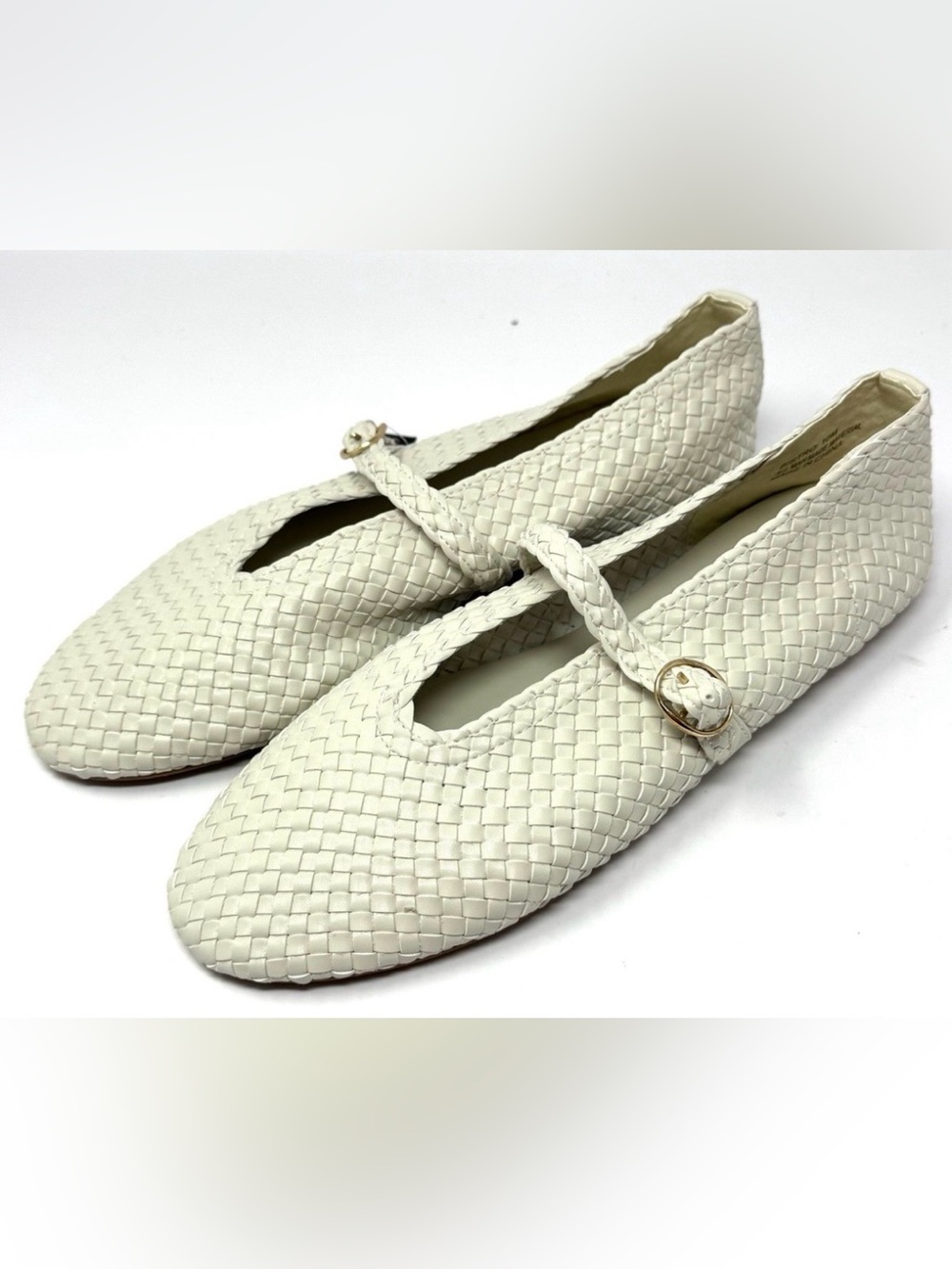House of Harlow 1960 Cream Woven Women's ballet flats. Very trendy. Size 8.5 - Picture 10 of 10